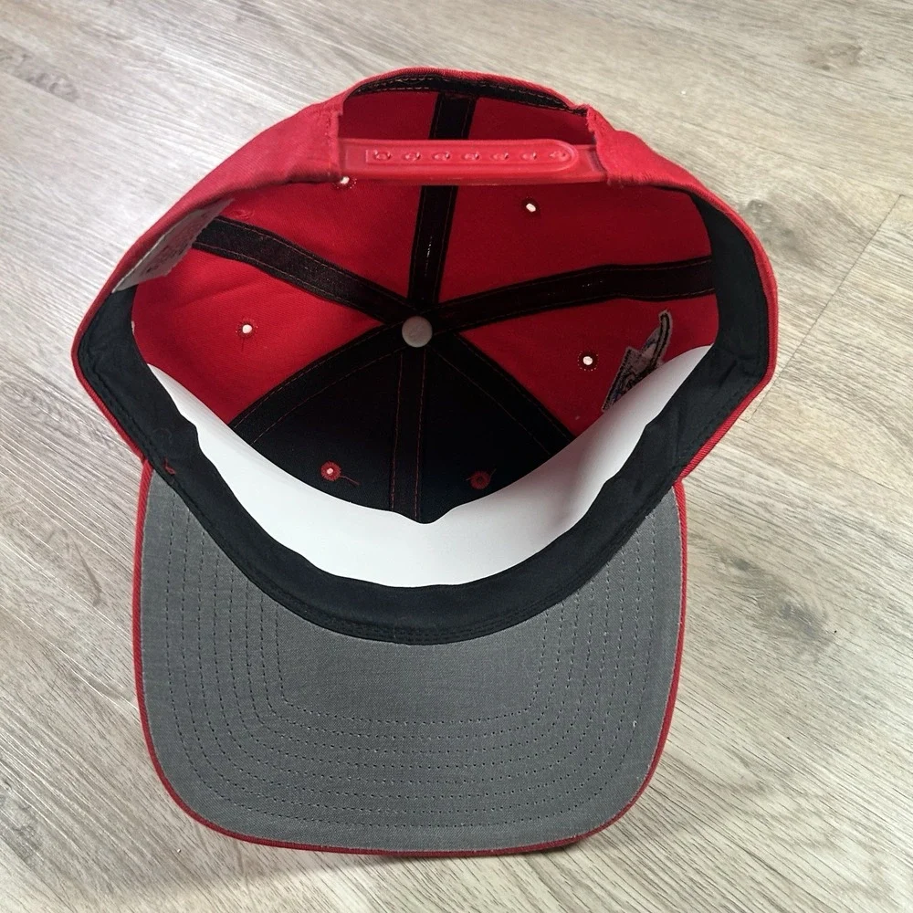VTG Mark McGwire St. Louis Cardinals Snapback Hat MLB Sid Logo Twins Red Cap